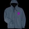 Heavyweight Full Zip Hooded Sweatshirt with Thermal Lining Thumbnail