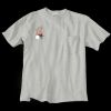 Ultra Cotton 100% Cotton T Shirt with Pocket Thumbnail