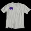 Ultra Cotton 100% Cotton T Shirt with Pocket Thumbnail