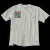 Ultra Cotton 100% Cotton T Shirt with Pocket Thumbnail
